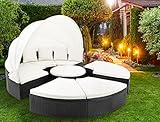 Casaria® Rattan Sonneninsel 230 cm mit Sonnendach - 2