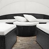 Casaria® Rattan Sonneninsel 230 cm mit Sonnendach - 6