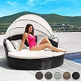 TecTake XXL Polyrattan Sonneninsel mit Sonnendach – div. Farben (800764) - 3