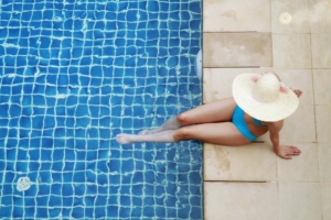 Relaxen am eigenen Gartenpool